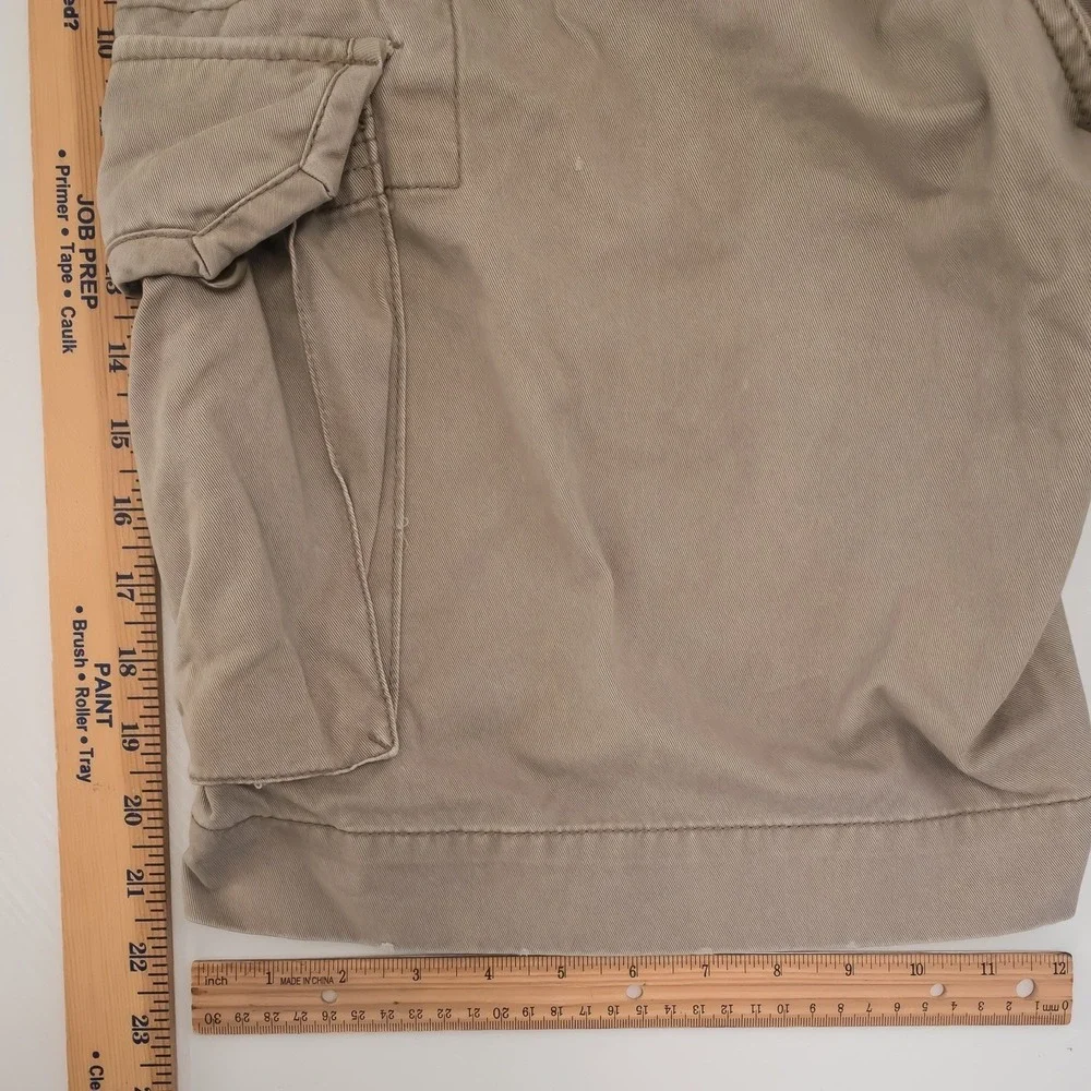 Polo Ralph Lauren Mens Cargo Shorts 32 Tan Classic Polo Chino Cotton FITS 31